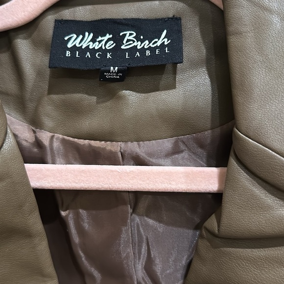 Nwt White Birch black label faux leather cropped jacket. boutique brand - Picture 2 of 6